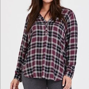 Torrid Flannel Top